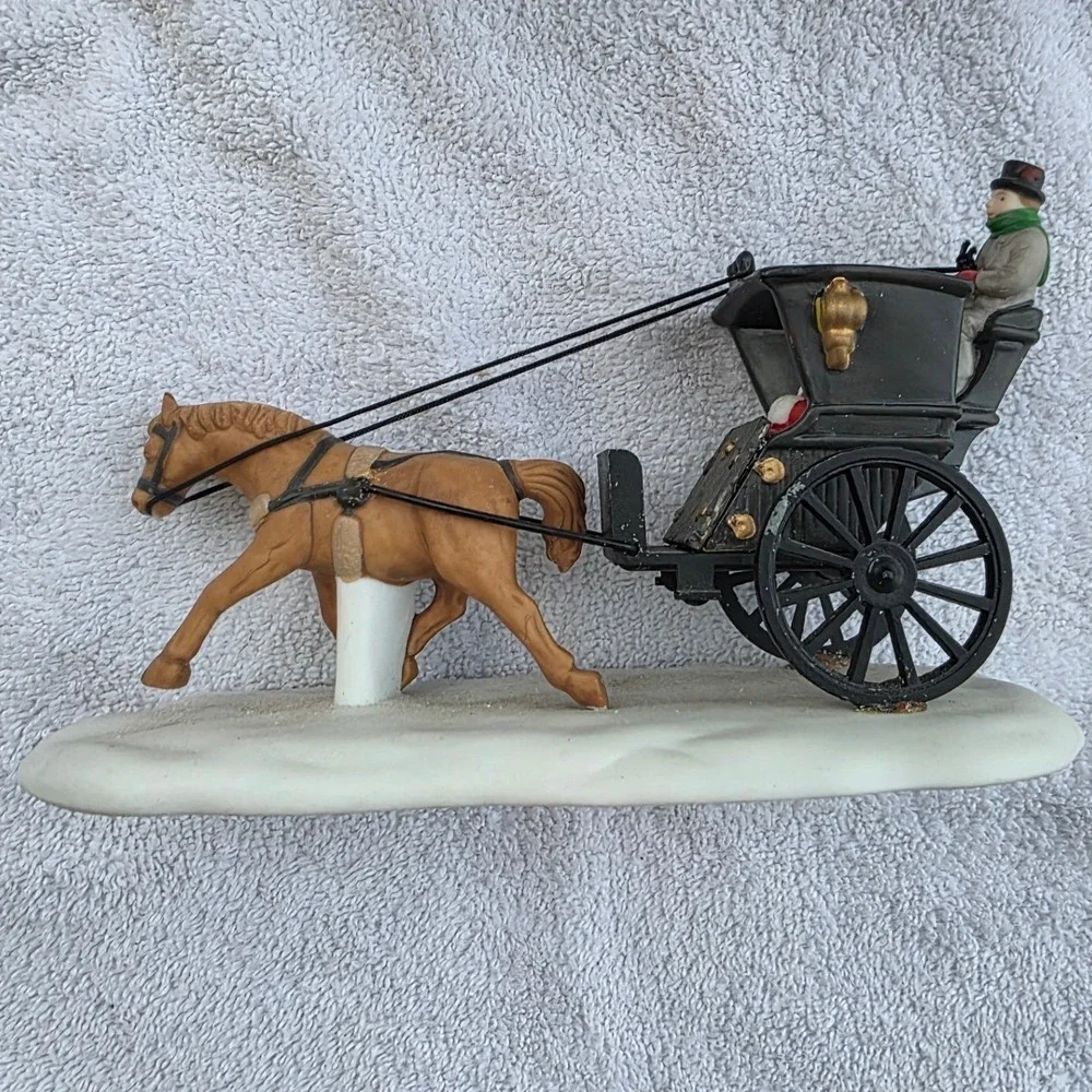 Dept 56 Kings Road‎ Cab Heritage Village Collection Dickens 5581-6 1989 D1